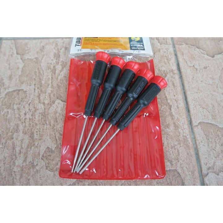 Toolux ชุดไขควง Torx 5 ชิ้น Precision (T6-T10)