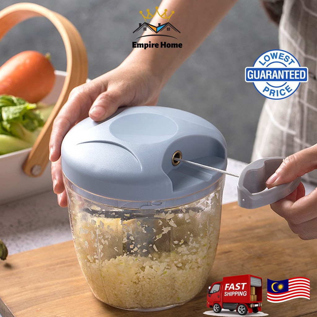 Speedy Chopper Pencang เครื่องบดเครื่องปั่นเครื่องตัดดึง Mini Chopper Hand Pull Chopper Slicer