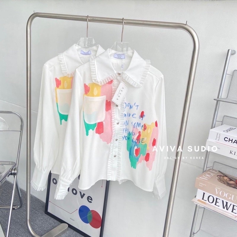 New เสื้อเชิ้ตขาว Aviva จากร้านคุณดาว X2 Market Closet