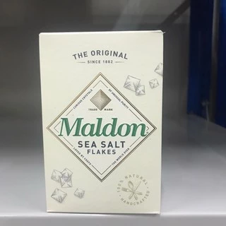 Maldon Sea Salt Flakes เกลือทะเลมัลดอน เกลืออังกฤษ สำหรับสเต็ก สลัด พาสต้า 250g