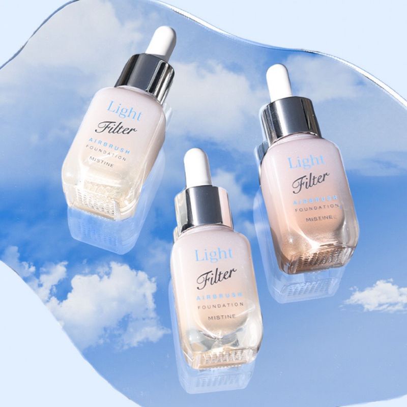 อ่านก่อนสั่ง สินค้าexp:2026ไม่มีกล่องชำรุด ครีมรองพื้นกน้าเนียน Light Filter Airbrush Foundation SPF 30 PA+++ 20 ml.