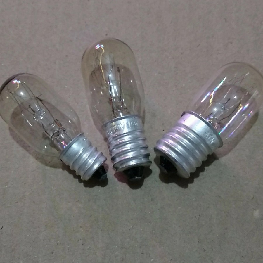 โคมไฟตู้เย็น E12 E14 E17 15w หลอดไส้ตู้เย็น 15w วัตต์