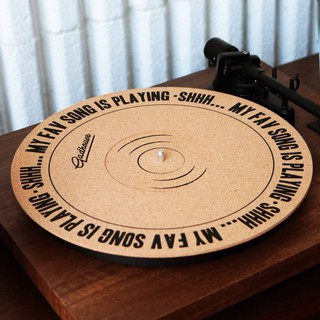 แผ่นรอง Gadhouse Cork  LP Slip Mat 12" แผ่นไม้คอร์ก รองแผ่นเสียง ที่ทำให้เสียงดีและละเอียดมากขึ้นจากเดิม