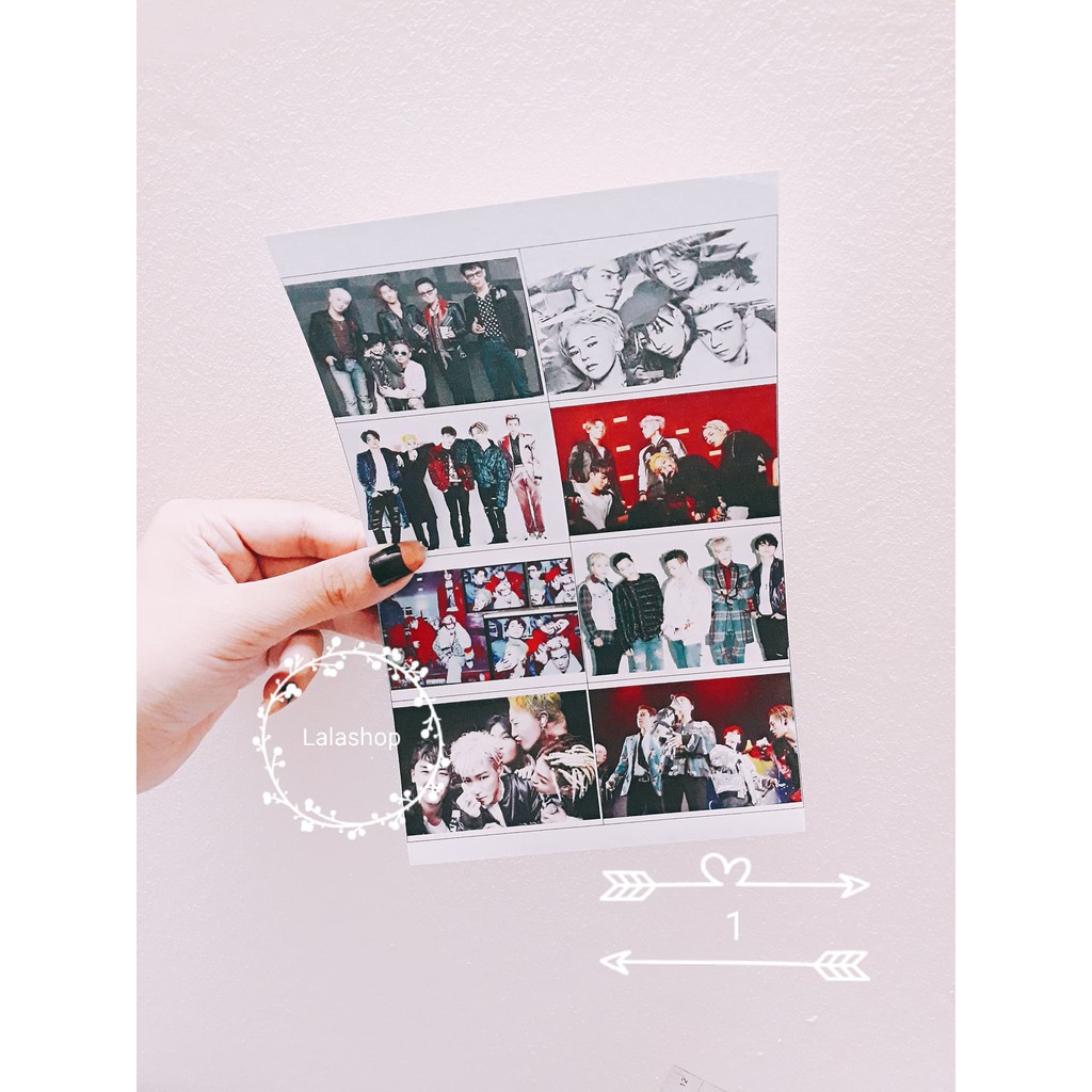 สติ๊กเกอร์ชุด 8 ภาพ Bigbang, Seungri, Top, Taeyang, GD, Daesung