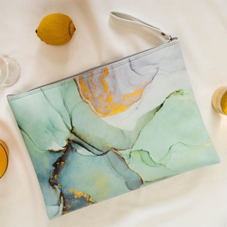 “ Mellow blue “ laptop case &amp; folder