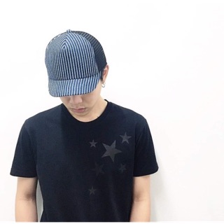 bank’s Star T-Shirt Cotton USA เสื้อยืดสีดำ เสื้อยืดคอกลม เสื้อยืดลายดาว เสื้อยืดคุณภาพดี