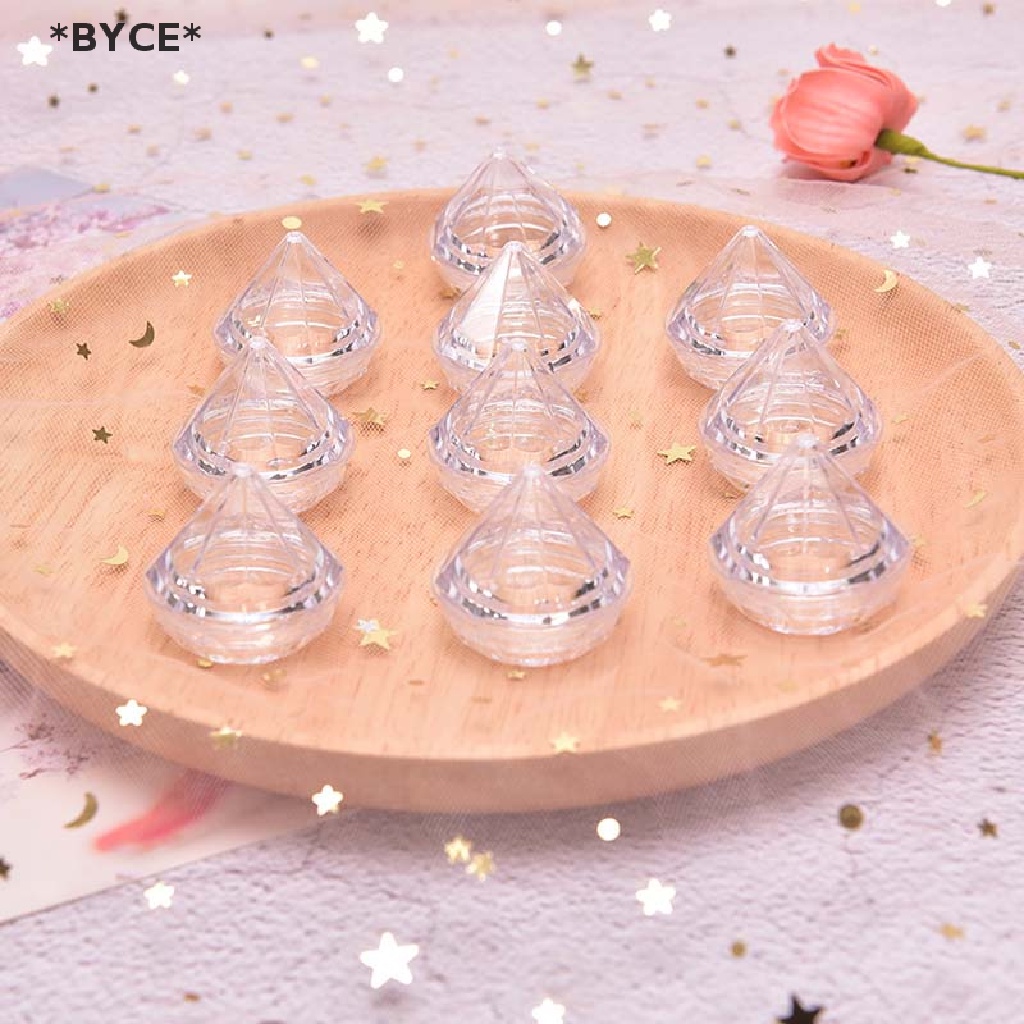 BYCE 10 ชิ้น/เซ็ต 5 กรัมเครื่องสําอางโถเปล่าหม้อครีมกล่อง Face Cream Container