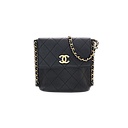 [BU220403078] Chanel / Small Chain Hobo Bag Calfskin GHW