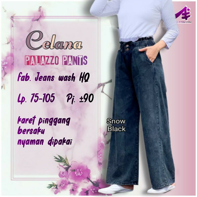 Palazzo กางเกง LP 75-105// PJ ±90 สวมใส่สบาย