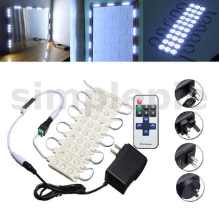 10 ชิ้น / เซต LED โมดูลกระจก ไฟ IP65 ไฟแต่งหน้า โคมไฟตกแต่ง ในร่ม / กลางแจ้ง