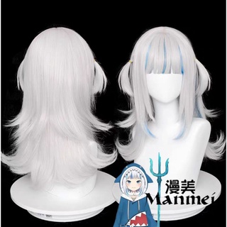 🔶 Pre-Oder 🔶 วิกกุระ Gawr Gura. Hololive VTuber Wig. cosplay