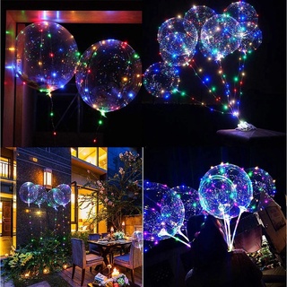 ลูกโป่งใส มีไฟ Led เรืองแสง สําหรับตกแต่งคริสต์มาส DIY