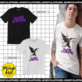 INSPIRED BLACK SABBATH GRAPHIC TEES | MINDFUL APPAREL T-SHIRTเสื้อยืด