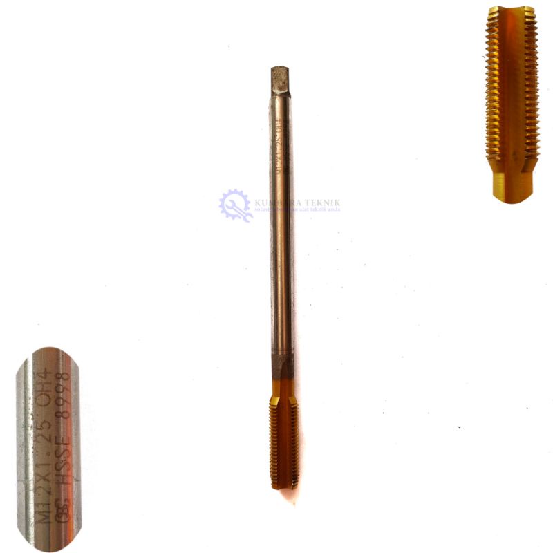 MESIN ยาวมือ TAP M12 x 1.25 MACHINE TAP M12 x 1.25 สําหรับ 17 OSG BOLT THREAD