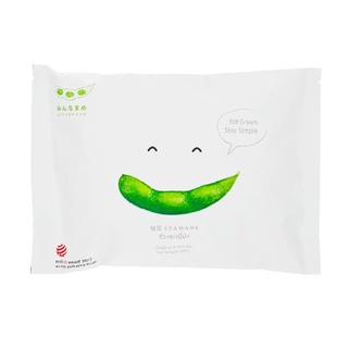 Minnamame Edamame 320g.มินนะมาเมะ ถั่วแระญี่ปุ่น อาหารสำเร็จรูป อาหารปรุงสุก อาหารพร้อมทาน