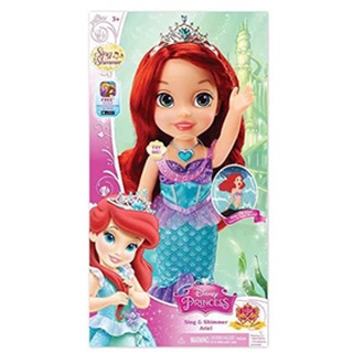 Disney Princess Sing and Shimmer Toddler Doll - Ariel ตุ๊กตาเจ้าหญิงดิสนีย์ ร้องเพลง และชิมเมอร์ สําหรับเด็กวัยหัดเดิน - Ariel