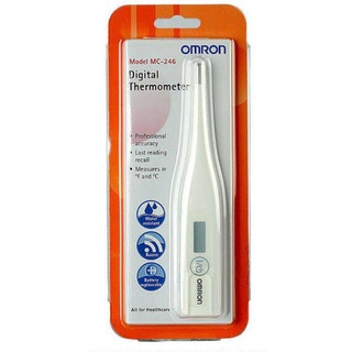 Omron Digital Thermometer รุ่น MC-246 ออมรอน เทอร์โมมิเตอร์ ปรอทวัดไข้ดิจิตอล ปรอทวัดไข้ 03631