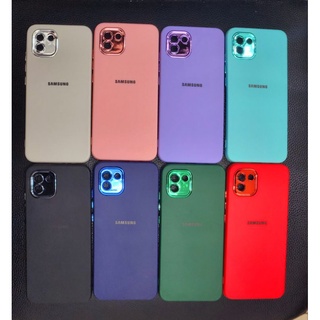 เคสกำมะหยี่ขอบโครเมี่ยมสีแบบมีโลโก้ 📲OPPO Reno8.z.5g Reno5 A74.4g A15 A1k และรุ่นอื่นๆทักแชทได้