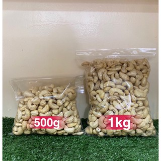 เม็ดมะม่วงหิมพานต์ พร้อมส่ง(优质腰果)ขนาด1kg และ500g สะอาด ปลอดภัย ถูกหลักอนามัย อร่อย มัน หอมอร่อย กินเพลินๆ