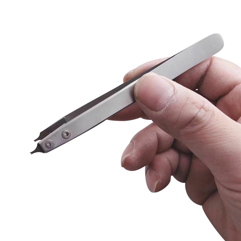 Tweezer ประเภทนาฬิกาสปริง Bar Remover พร้อม V-shape ส้อมเครื่องมือสําหรับ Rlx Tudor 7825