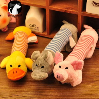 เป็ดไก่เป็ด Squeaker Squeakery Plush Chew เล่น Souud Toy สำหรับสุนัข Puppy Pet