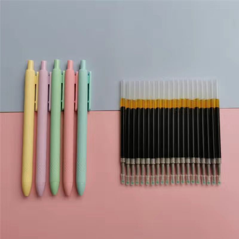 ปากกาเจล สีดํา สีมาการอง สําหรับนักเรียน ราคา ถูกที่สุด ดีลบีเคเค แกลเลอรีภาพที่ 7