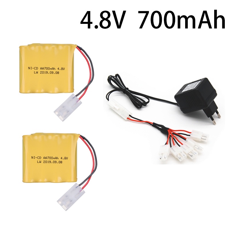 Rechargeable 4XAA Battery Pack Remote Control Toy Car Battery 4.8V