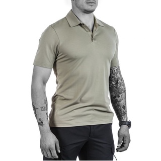 UF Pro - Urban Polo Shirt [ Desert Grey ] เสื้อทหาร โปโลแขนสั้น ผ้ายืด ระบายอากาศและป้องกันกลิ่นติดเนื้อผ้าดีเยี่ยม