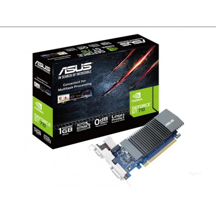 🔥เดสก์ทอป คอมพิวเตอร์  การ์ดจอ ASUS GT710-SL 1G、2G，GT1030 SL 2G ประสิทธิภาพสูง สำนักงานเกมเข้ากันได้