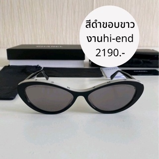 ❤️พร้อมส่ง❤️‍🔥แว่นตากันแดด ชาแนล เข้าแล้วจ้า Sunglasses (SALE) พร้อมกล่องครบชุด เลนส์ดำ กรอบดำ เลนส์ชา