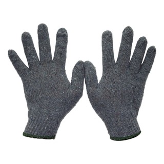 ถุงมือทอ DONGYANG #4 5โหล สีเทา  WOVEN GLOVES #4 GRAY GENERAL THICK WOVEN