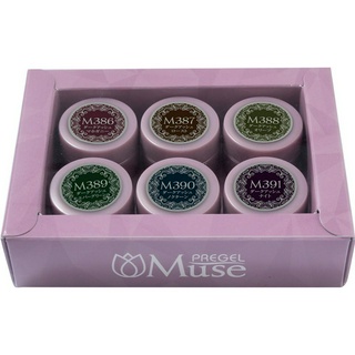 PREGEL  MUSE  DARK ASH SET สีทาเล็บเจล-สีเจลทาเล็บ