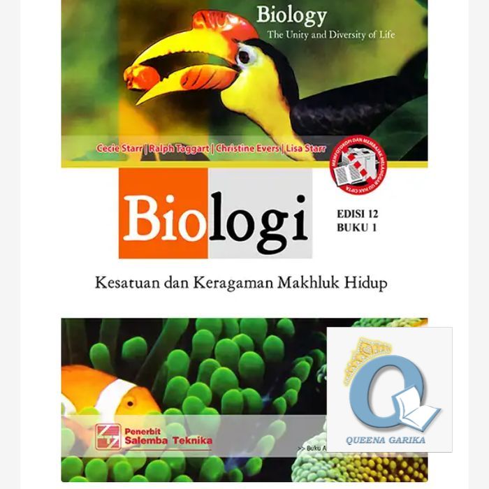 ชีววิทยาต้นฉบับ 1 12th Edition: Unity and Diversity of Live Creatures, salemba โฟร์