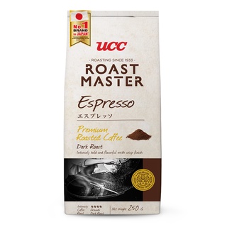 UCC ยูซีซี โรสต์ มาสเตอร์ กาแฟคั่วชนิดผง เอสเพรสโซ่ 250 กรัม