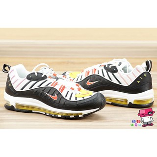 Nike Air Max 98 Highlighter Black And White Rainbow Gundam Full Air Cushion Retro 016 2 900