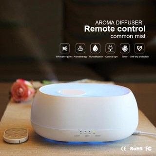 Aroma Diffuser Ultrasonic เครื่องพ่นไอน้ำอโรม่า 2in1 เครื่องเพิ่มความชื้นถนอมผิว เกรดส่งออกยุโรป 500ML