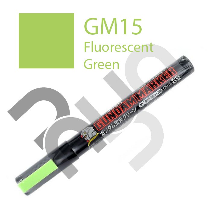 Gundam marker: GM15, Fluorescent green เขียวสะท้อนแสง