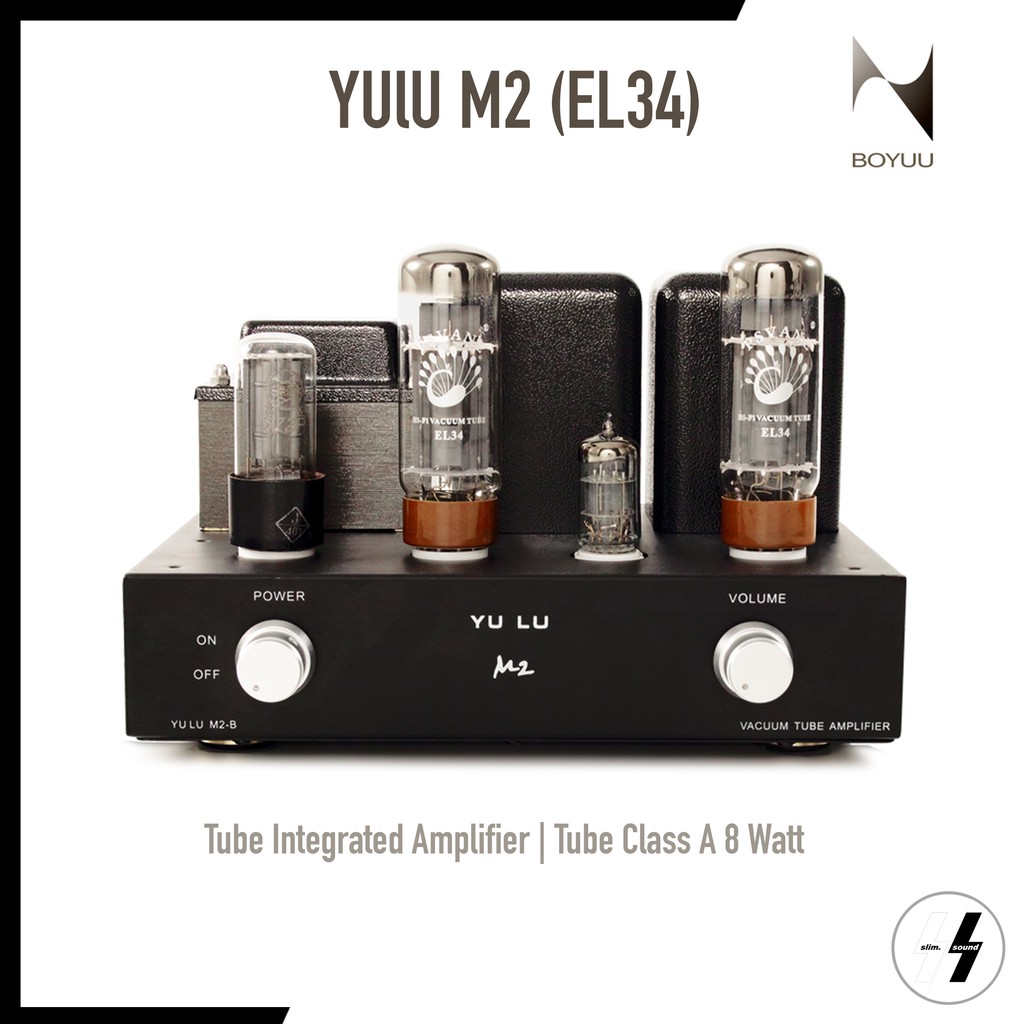 แอมป์หลอด | BOYUU - Yulu M2 | EL34 Tube integrated amplifier | Single-Ended Class A 8 Watt (โปรดเช็คสต๊อก)