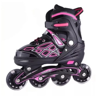 รองเท้าอินไลน์สเก็ต ของเด็กหญิงและชาย Roller skates ล้อมีไฟ