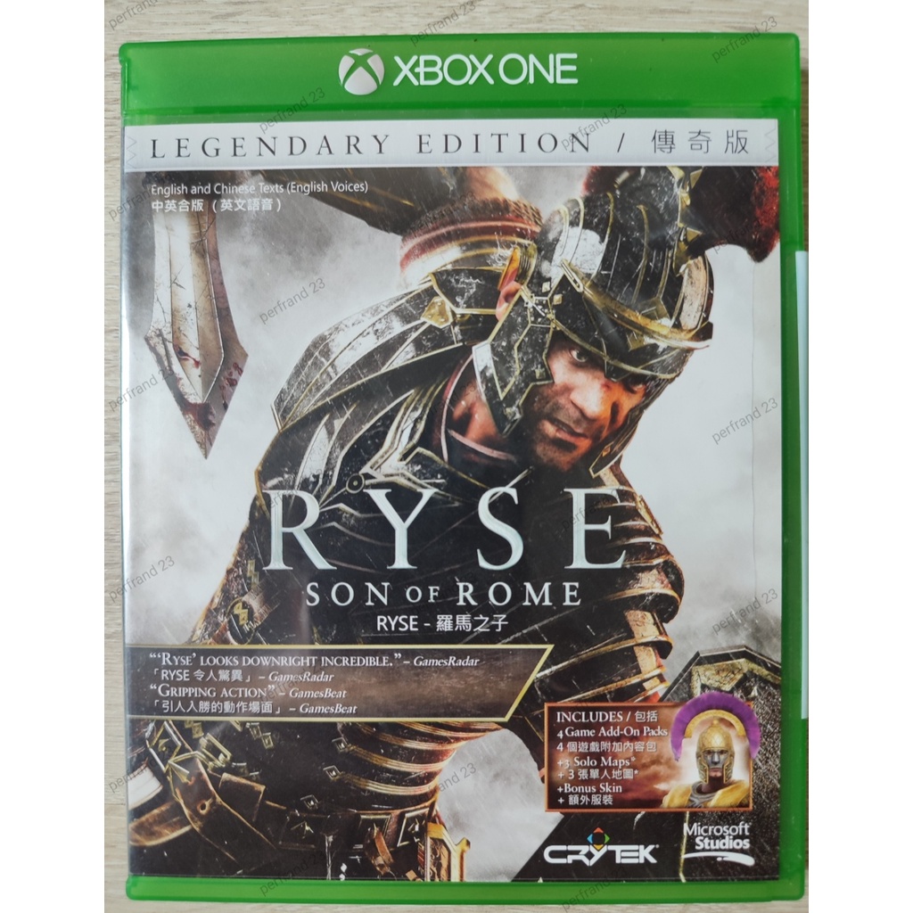 เเผ่นเกม Xbox One : RYSE Son of ROME  มือสอง