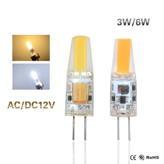 หลอดไฟ หลอดไฟ G 4 Led 12 V Ac / Dc Cob Light 3 W 6 Wคุณภาพสูง