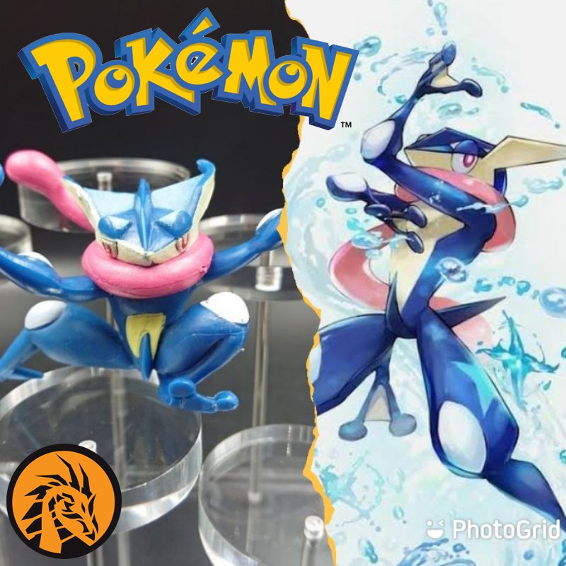 🔥พร้อมส่ง🔥โมเดล โปเกมอน Pokemon เก็คโคกะ Greninja ขนาด 10 ซม. เกรดพรีเมี่ยม ร่างเทพ ตัวใหญ่ หายาก งา