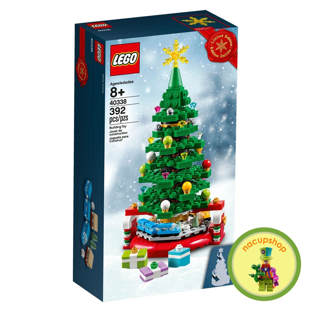 LEGO 40338 Christmas Tree เลโก้ ใหม่และแท้ 100% ✤ พร้อมส่ง ✤ หน้าและมุมกล่องมีรอยบุบเล็กน้อย ✤