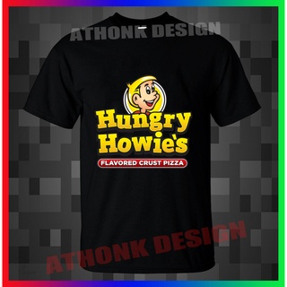 [COD]เสื้อยืด พิมพ์ลายพิซซ่า Hungry HowieS ราคาสูงS-5XL