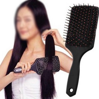 💎♥ เครื่องนวดไฟฟ้า Air Detangling Hair Brush Cushion Paddle Healthy Comb