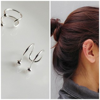 Silver-Aholic Ear cuff เงินแท้ สไตล์minimal