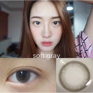 คอนแทคเลนส์ Kitty Kawaii รุ่น Mini Soft สีเทา ขนาดเท่าตา