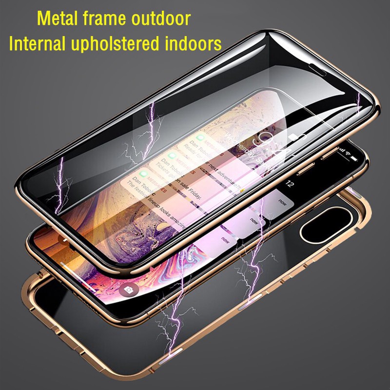 เคส Casing IPhone 11 Pro X XR XS Max 6 6s 7 8 Plus Front+Back Tempered ...