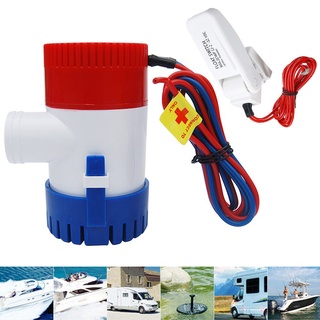 1100GPH 12 V/24 V ไฟฟ้า Marine Submersible Bilge Sump ปั๊มน้ำสำหรับเรืออัตโนมัติสวิทช์ควบคุมชุด