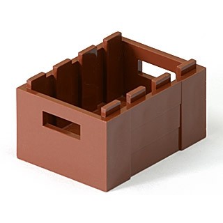 ชิ้นส่วนเลโก้ Lego Part Container, Crate 3 x 4 x 1 2/3 with Handholds (30150) ราคา/ชิ้น